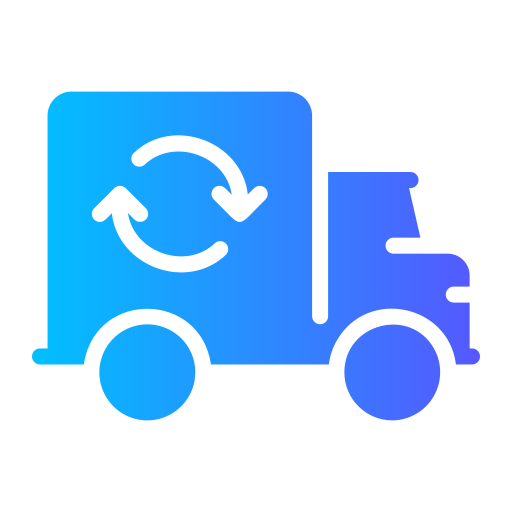 Garbage Truck Generic Flat Gradient icon