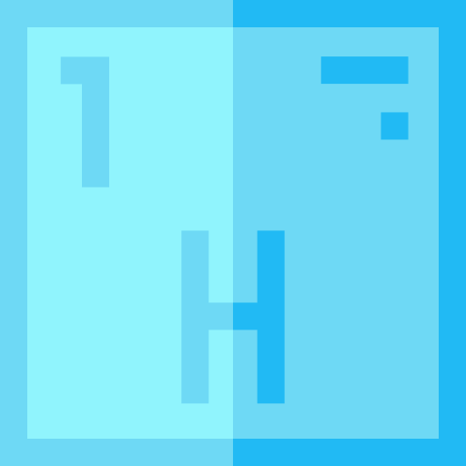 Hydrogen Basic Straight Flat icon