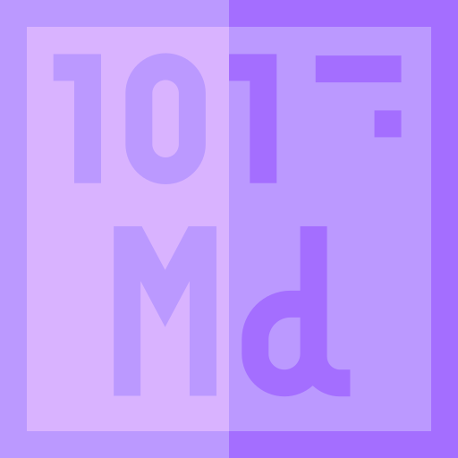 Mendelevium Basic Straight Flat icon