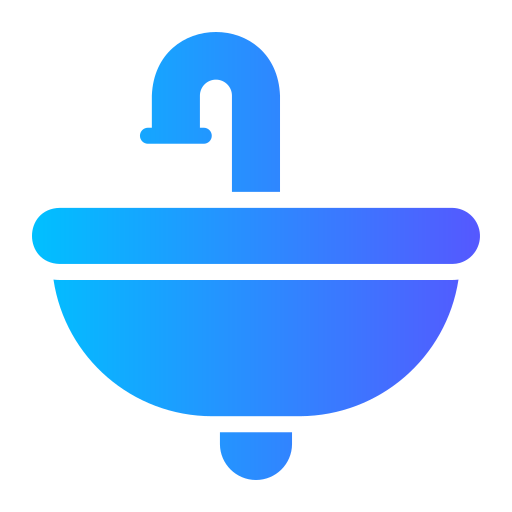 lavabo Generic Flat Gradient icono