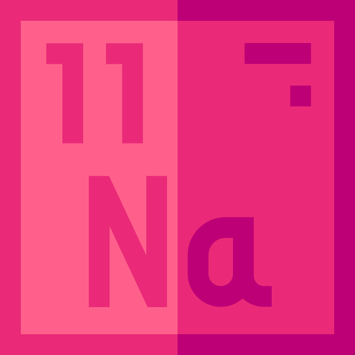 natrium Basic Straight Flat icoon
