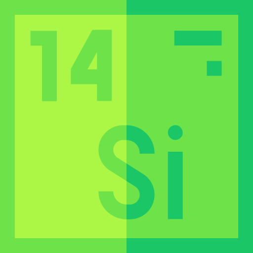 silicium Basic Straight Flat Icône