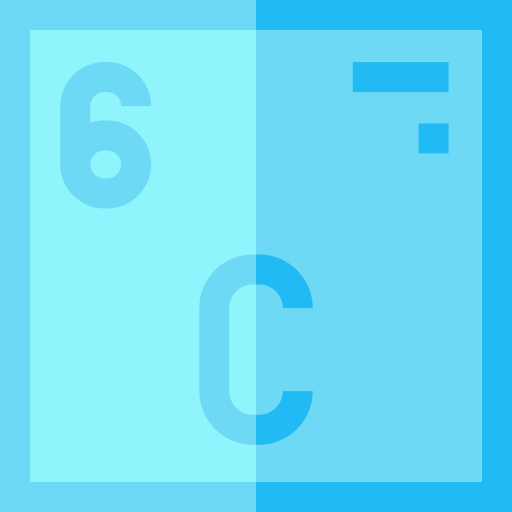 Carbon Basic Straight Flat icon