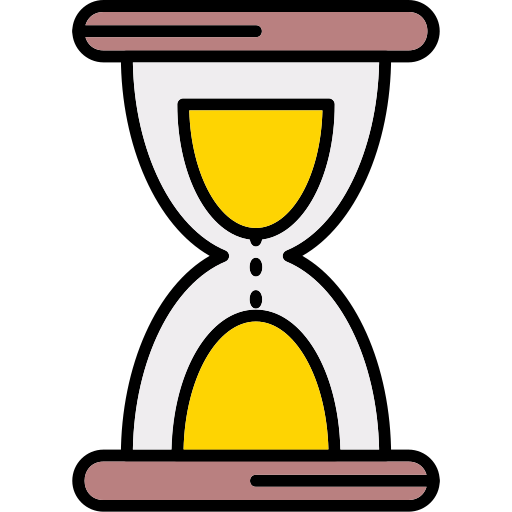 Hourglass Generic Outline Color icon