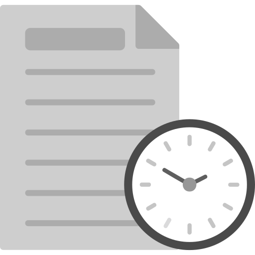 Time management Generic Grey icon