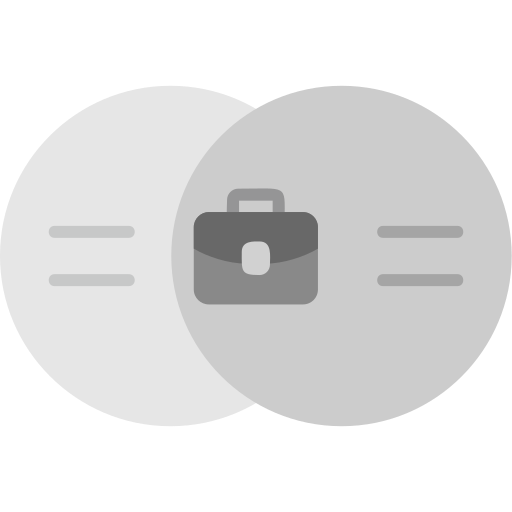 Venn diagram Generic Grey icon