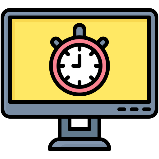 Clock Generic Outline Color icon