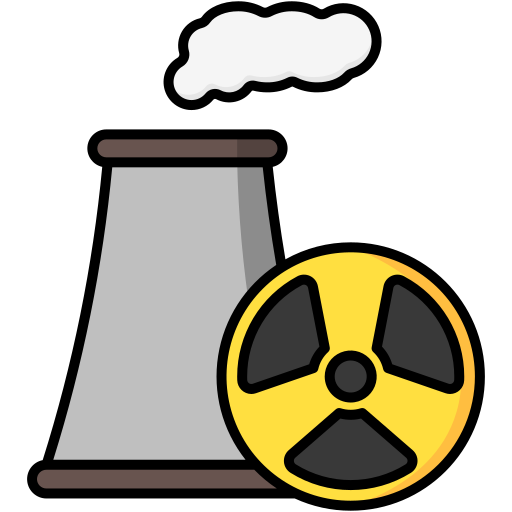 원자력 발전소 Generic Outline Color icon