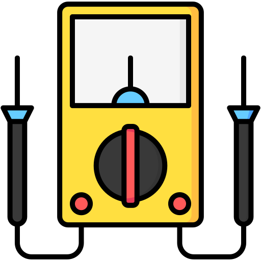 電圧計 Generic Outline Color icon