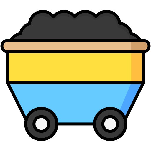 석탄 Generic Outline Color icon