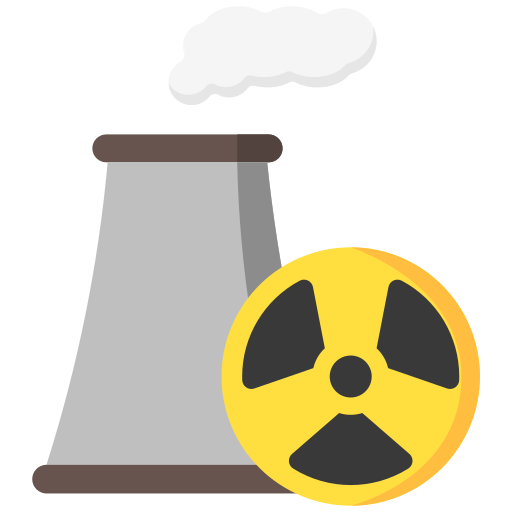 planta nuclear Generic Flat icono