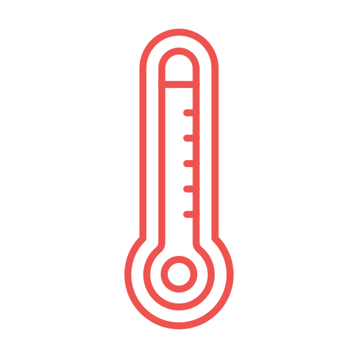 Thermometer Generic Simple Colors icon