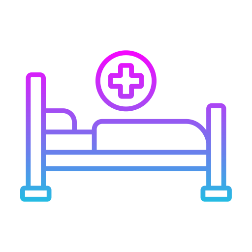 Hospital bed Generic Gradient icon