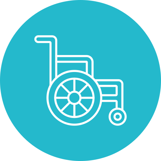 휠체어 Generic Flat icon