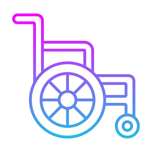 휠체어 Generic Gradient icon