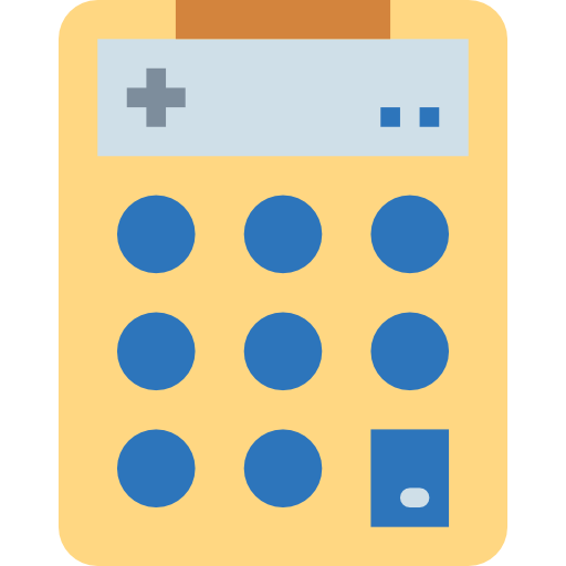 kalkulator Smalllikeart Flat ikona
