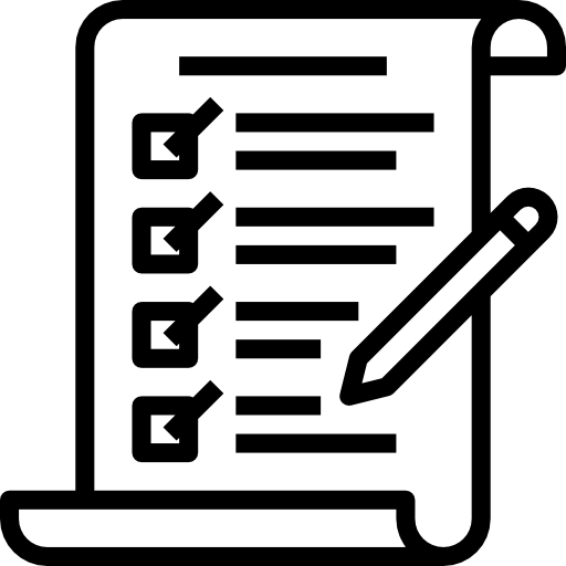 Checklist Aphiradee (monkik) Lineal icon