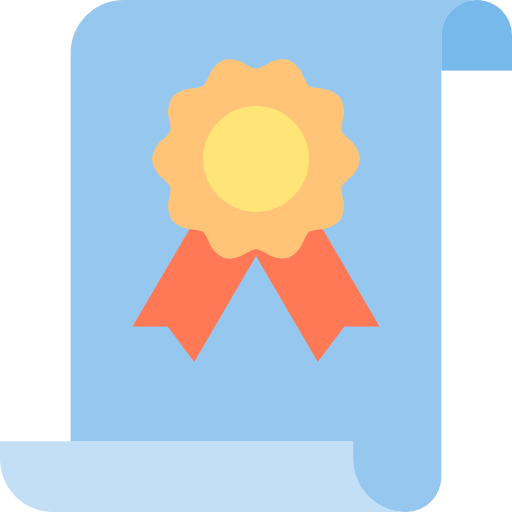 certificado itim2101 Flat icono