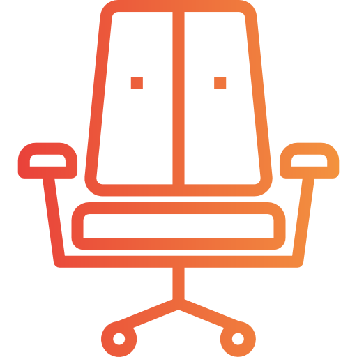 Office chair itim2101 Gradient icon