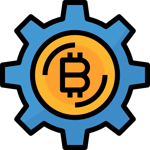 bitcoin Aphiradee (monkik) Lineal Color icona