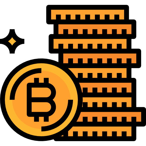 bitcoins Aphiradee (monkik) Lineal Color icono
