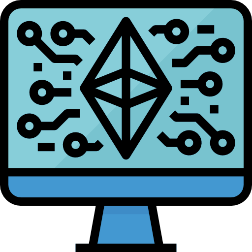 kryptowaluty Aphiradee (monkik) Lineal Color ikona