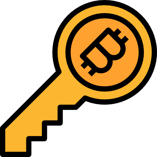 Bitcoin Aphiradee (monkik) Lineal Color icon