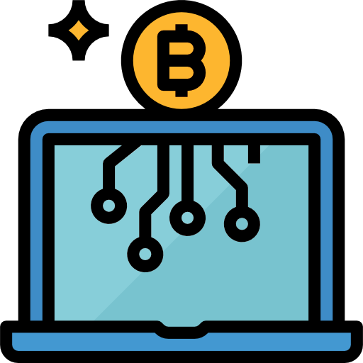 bitcoin Aphiradee (monkik) Lineal Color icon
