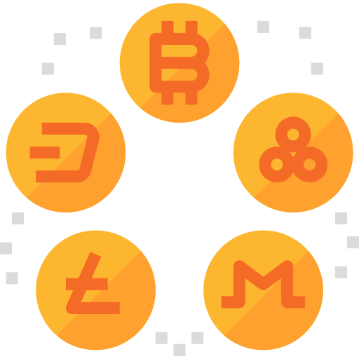 Cryptocurrency Aphiradee (monkik) Flat icon
