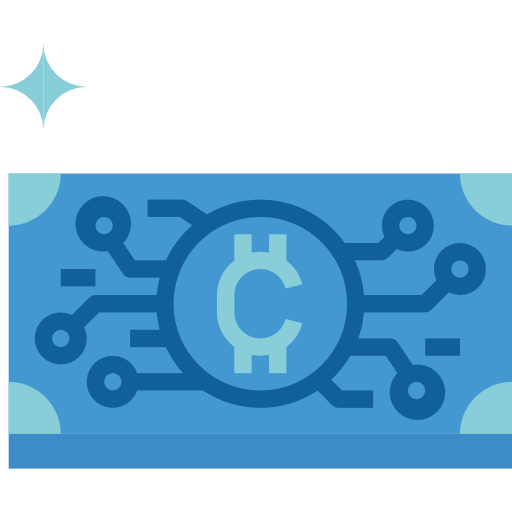Cryptocurrency Aphiradee (monkik) Flat icon