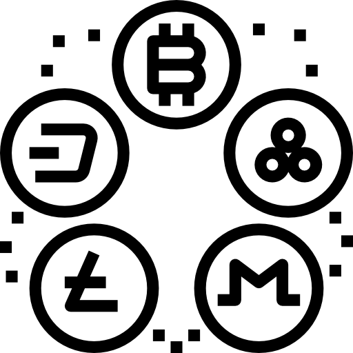 Cryptocurrency Aphiradee (monkik) Lineal icon