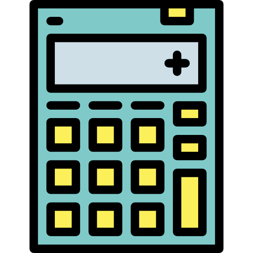 Calculator Smalllikeart Lineal Color icon