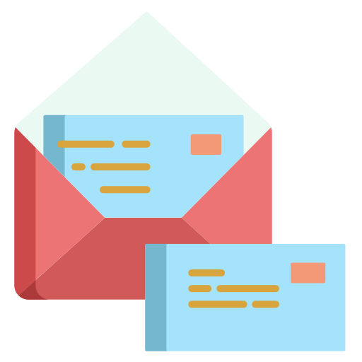 Envelop Generic color fill icon