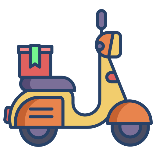 scooter Generic color outline icona