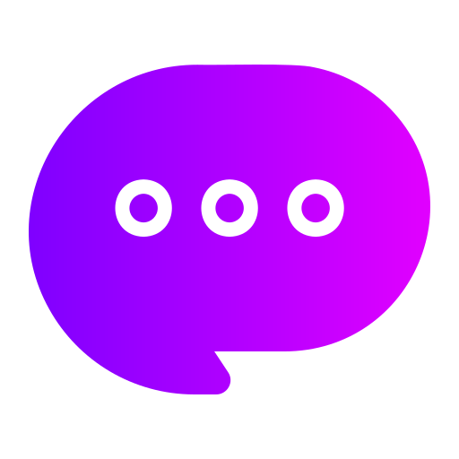 burbuja de diálogo Generic Flat Gradient icono