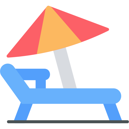 ビーチチェア Generic Flat icon
