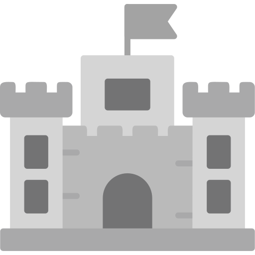 Sand castle Generic Grey icon