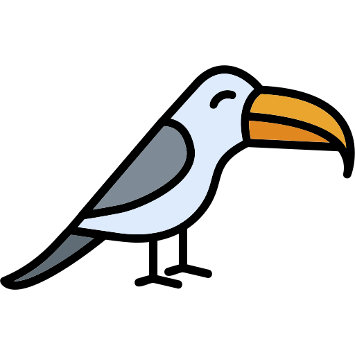 Toucan Generic Outline Color icon