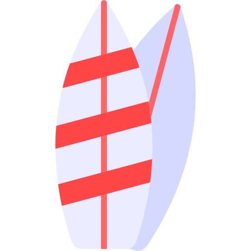 サーフィンボード Generic Flat icon