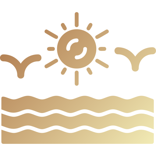 пляж Generic Flat Gradient иконка