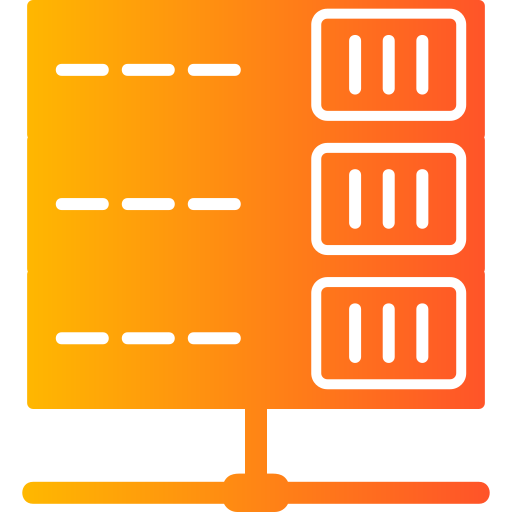 Server Generic Flat Gradient icon
