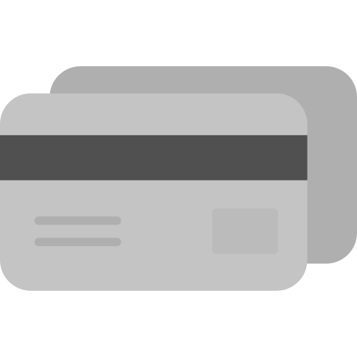 karta kredytowa Generic Grey ikona