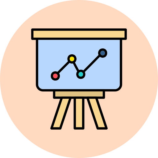 Presentation Generic Outline Color icon