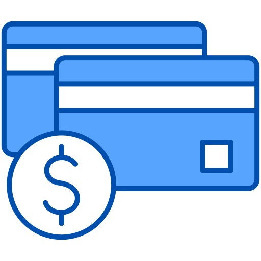 Atm card Generic Blue icon