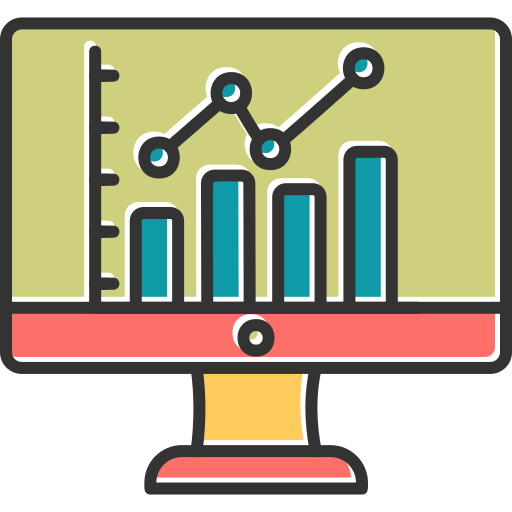 Bar chart Generic Color Omission icon