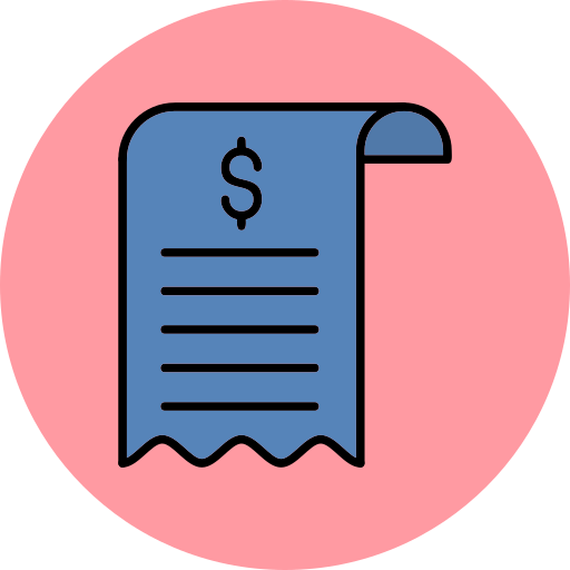 Bill Generic Outline Color icon