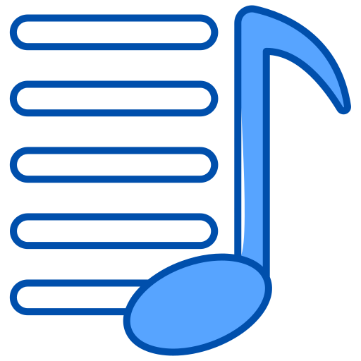 Playlist Generic Blue icon