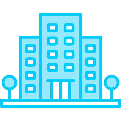 Office building Generic Blue icon