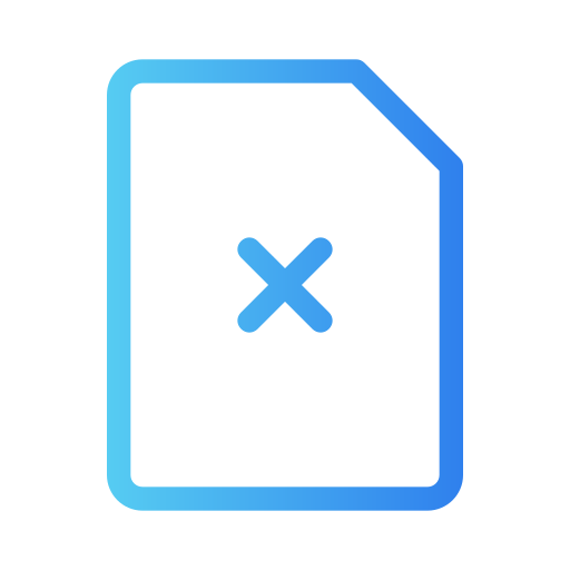 Delete Generic Gradient icon