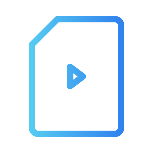 Video Generic Gradient icon